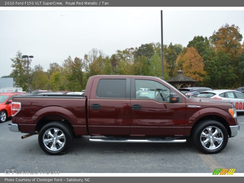 Royal Red Metallic / Tan 2010 Ford F150 XLT SuperCrew