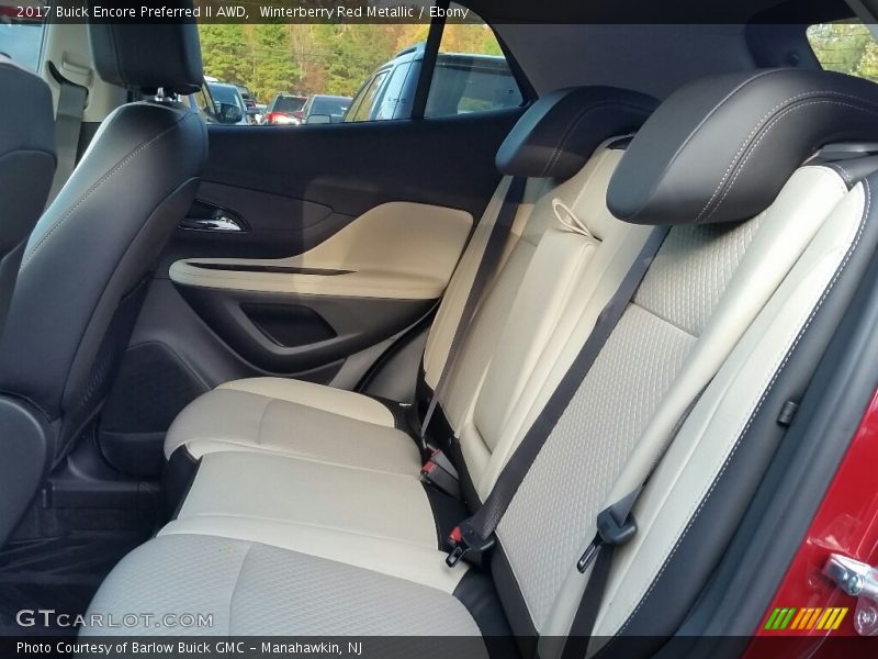 Rear Seat of 2017 Encore Preferred II AWD