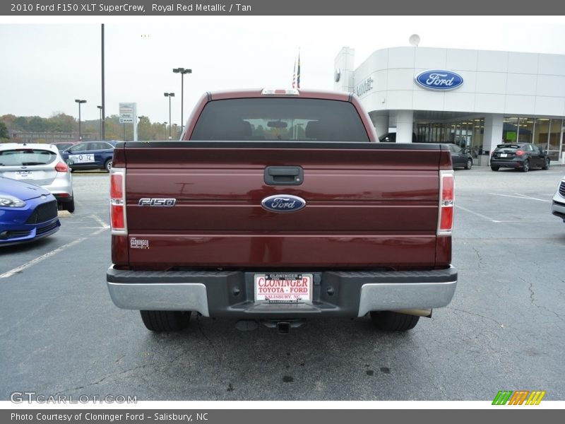 Royal Red Metallic / Tan 2010 Ford F150 XLT SuperCrew