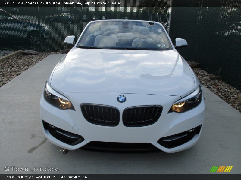 Alpine White / Oyster 2017 BMW 2 Series 230i xDrive Convertible