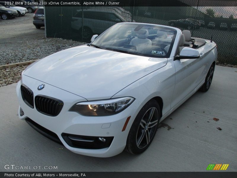 Alpine White / Oyster 2017 BMW 2 Series 230i xDrive Convertible
