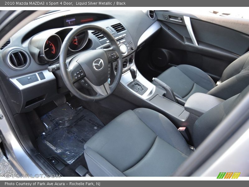 Liquid Silver Metallic / Black 2010 Mazda MAZDA3 s Sport 4 Door