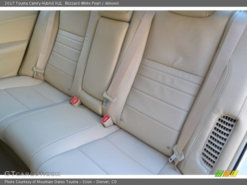 Blizzard White Pearl / Almond 2017 Toyota Camry Hybrid XLE