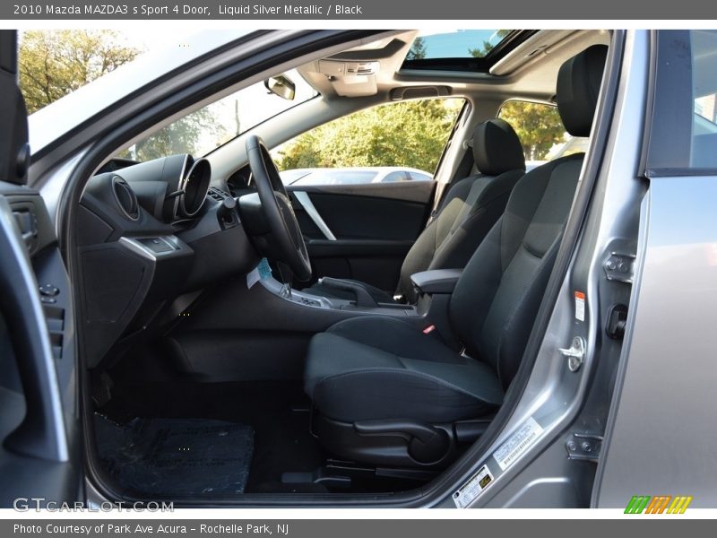 Liquid Silver Metallic / Black 2010 Mazda MAZDA3 s Sport 4 Door