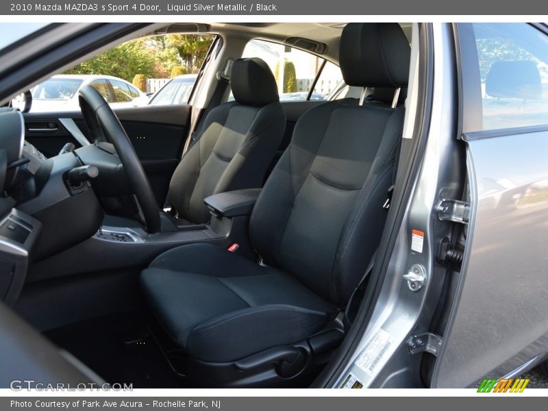 Liquid Silver Metallic / Black 2010 Mazda MAZDA3 s Sport 4 Door