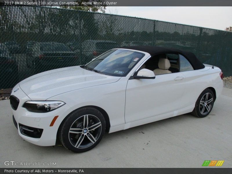 Alpine White / Oyster 2017 BMW 2 Series 230i xDrive Convertible