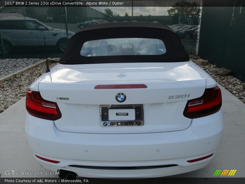 Alpine White / Oyster 2017 BMW 2 Series 230i xDrive Convertible