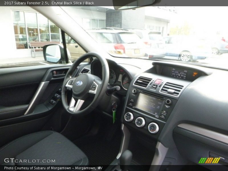 Crystal Black Silica / Black 2017 Subaru Forester 2.5i