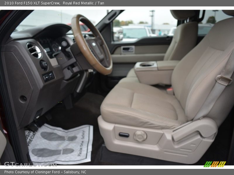 Royal Red Metallic / Tan 2010 Ford F150 XLT SuperCrew