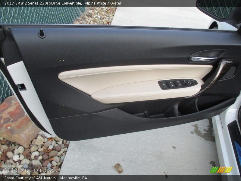 Alpine White / Oyster 2017 BMW 2 Series 230i xDrive Convertible