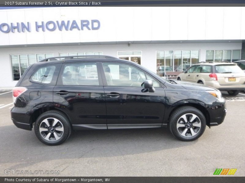 Crystal Black Silica / Black 2017 Subaru Forester 2.5i