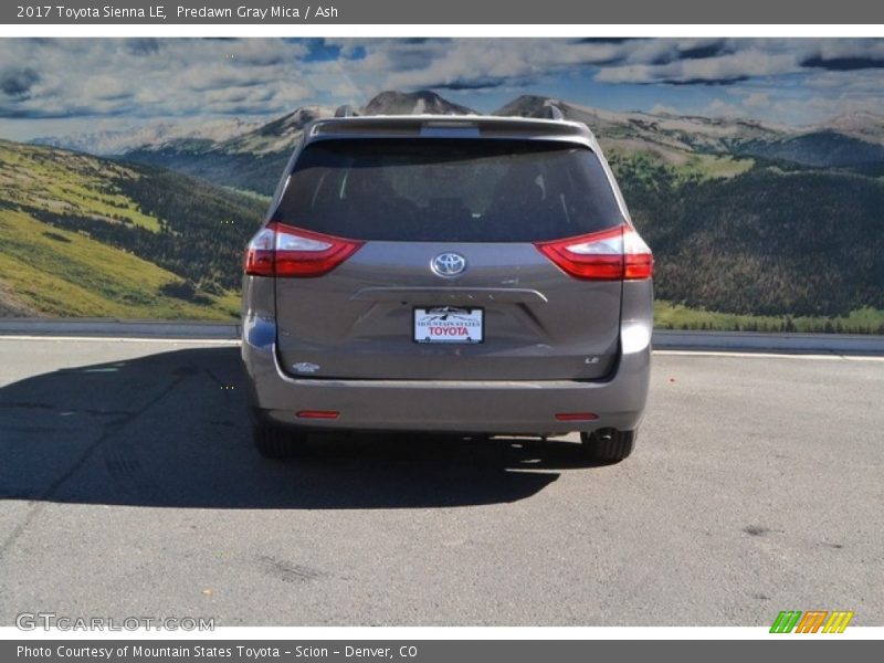 Predawn Gray Mica / Ash 2017 Toyota Sienna LE