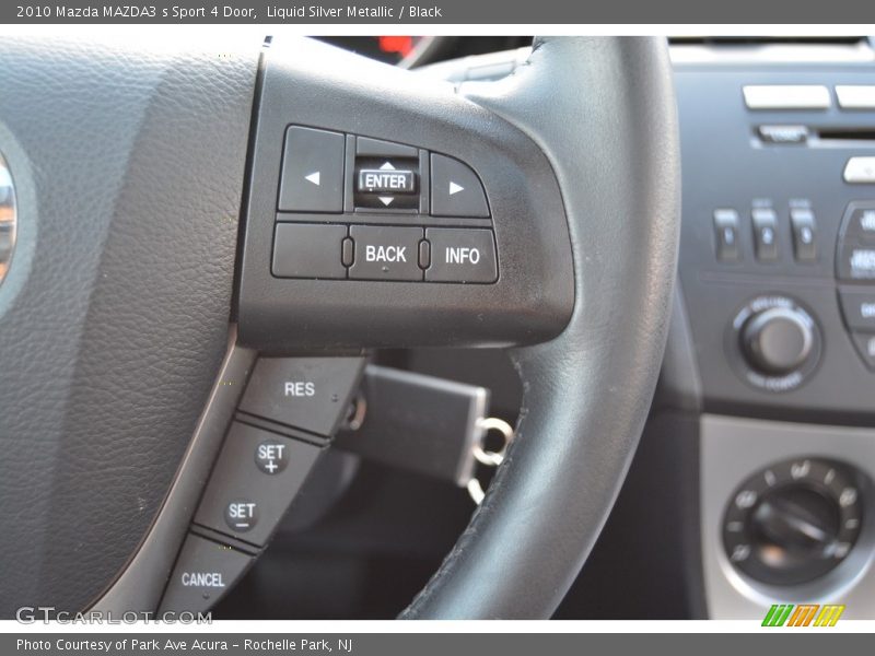 Liquid Silver Metallic / Black 2010 Mazda MAZDA3 s Sport 4 Door