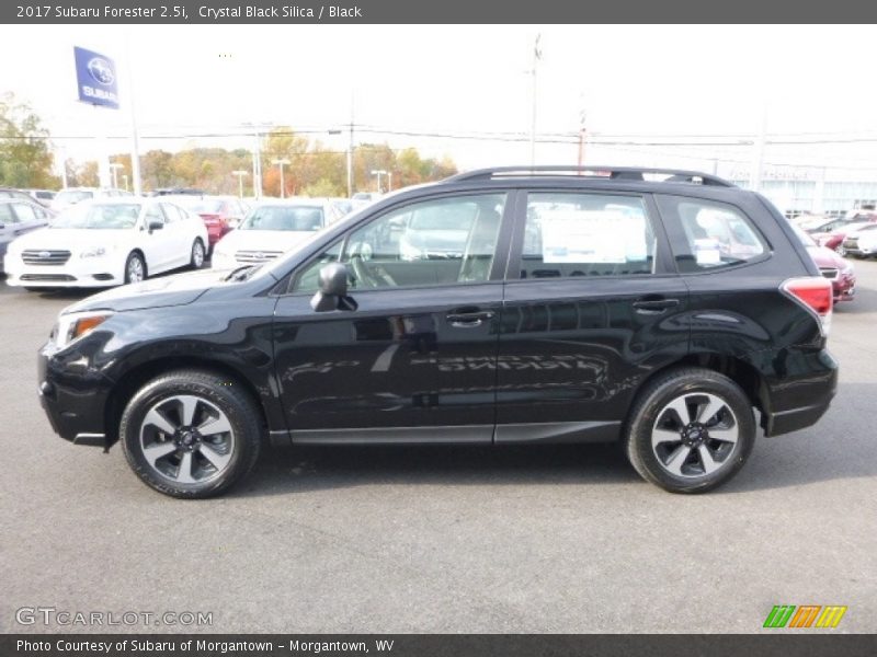 Crystal Black Silica / Black 2017 Subaru Forester 2.5i