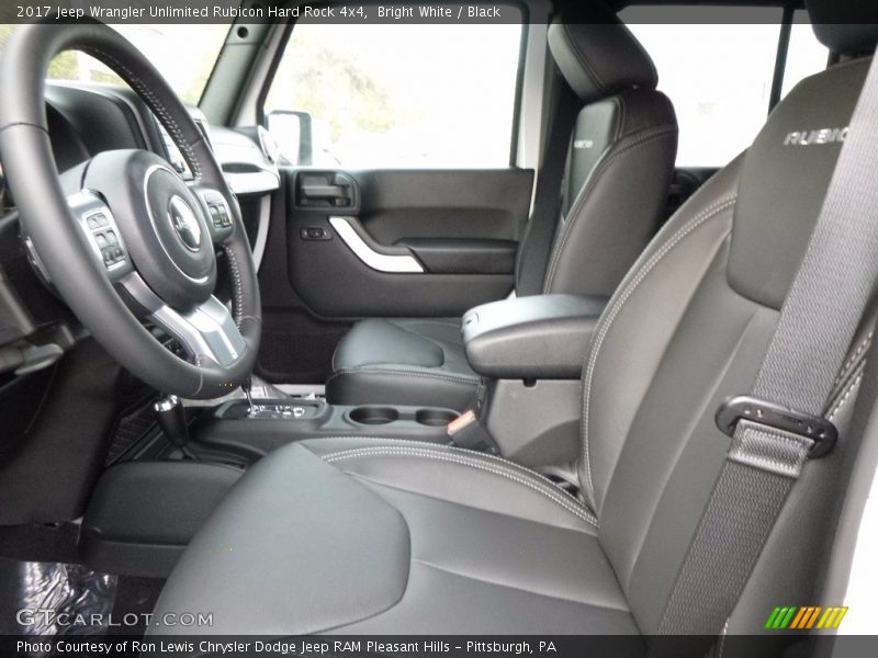 Bright White / Black 2017 Jeep Wrangler Unlimited Rubicon Hard Rock 4x4