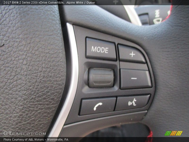 Alpine White / Oyster 2017 BMW 2 Series 230i xDrive Convertible