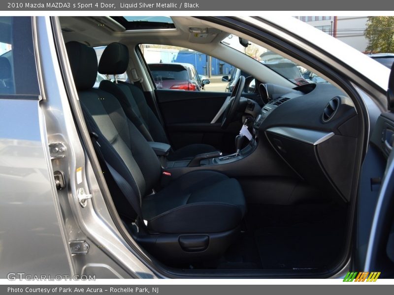 Liquid Silver Metallic / Black 2010 Mazda MAZDA3 s Sport 4 Door