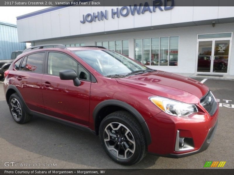 Venetian Red Pearl / Black 2017 Subaru Crosstrek 2.0i