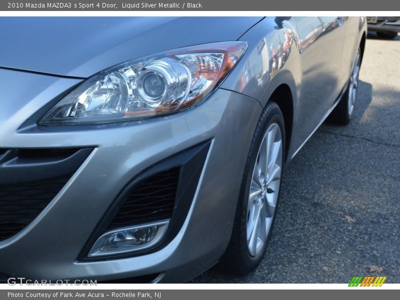 Liquid Silver Metallic / Black 2010 Mazda MAZDA3 s Sport 4 Door