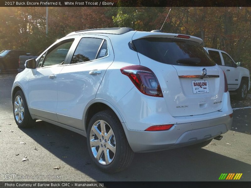 White Frost Tricoat / Ebony 2017 Buick Encore Preferred II