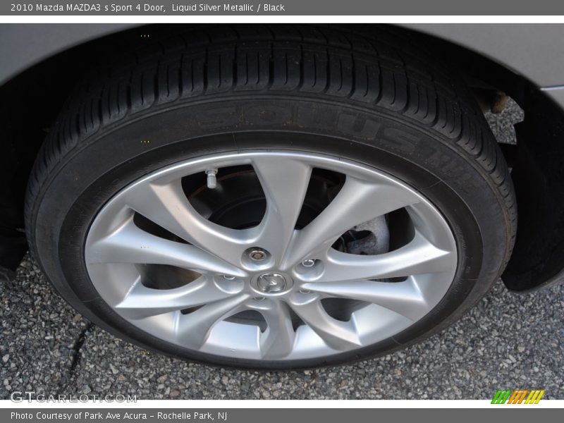 Liquid Silver Metallic / Black 2010 Mazda MAZDA3 s Sport 4 Door