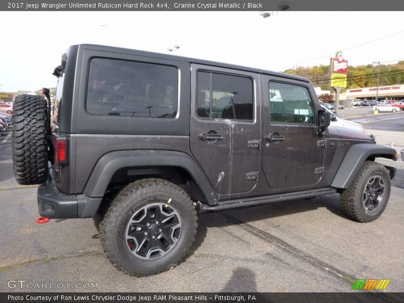 Granite Crystal Metallic / Black 2017 Jeep Wrangler Unlimited Rubicon Hard Rock 4x4