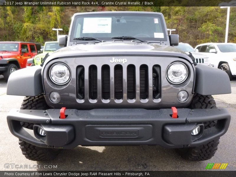 Granite Crystal Metallic / Black 2017 Jeep Wrangler Unlimited Rubicon Hard Rock 4x4