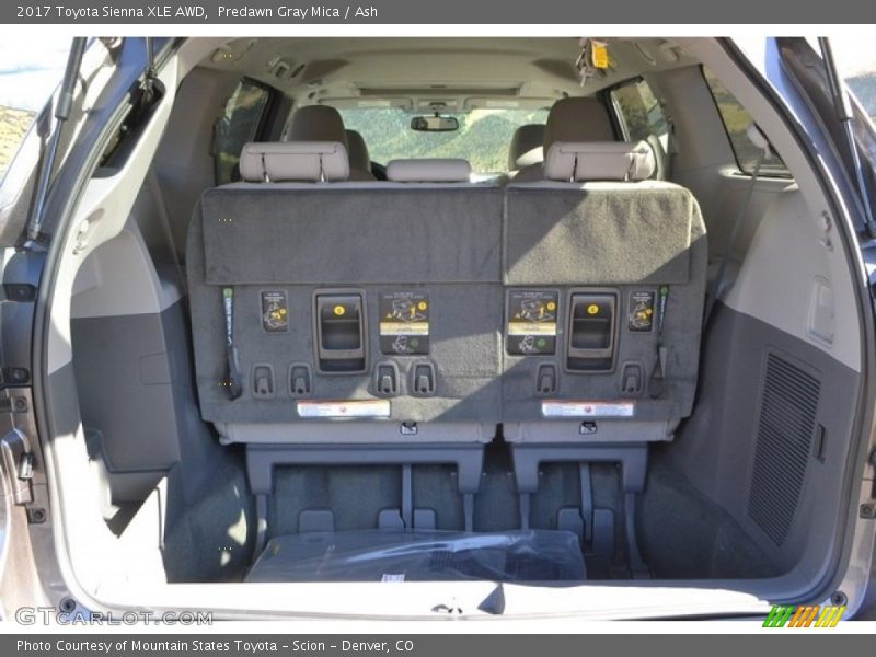 Predawn Gray Mica / Ash 2017 Toyota Sienna XLE AWD