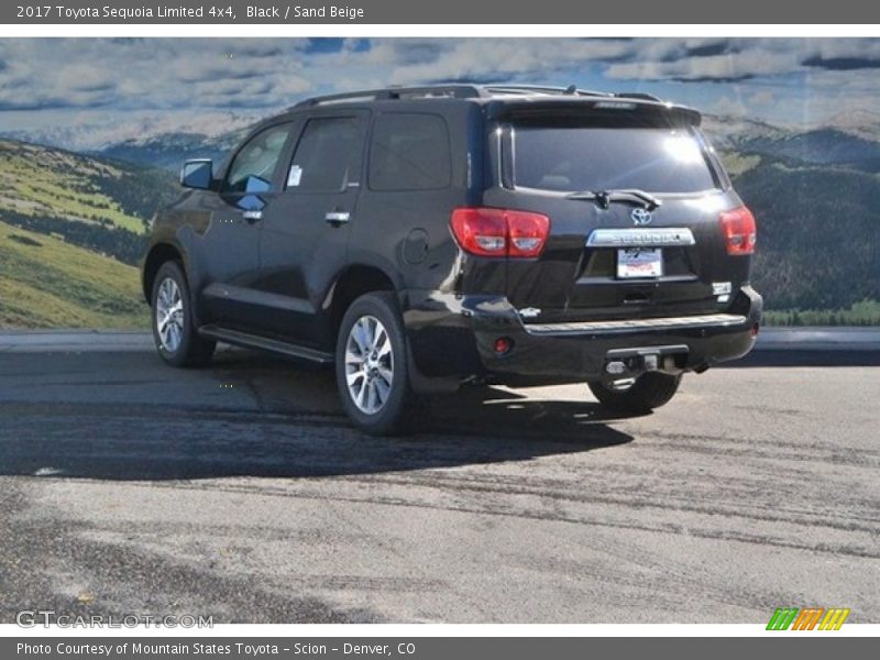 Black / Sand Beige 2017 Toyota Sequoia Limited 4x4