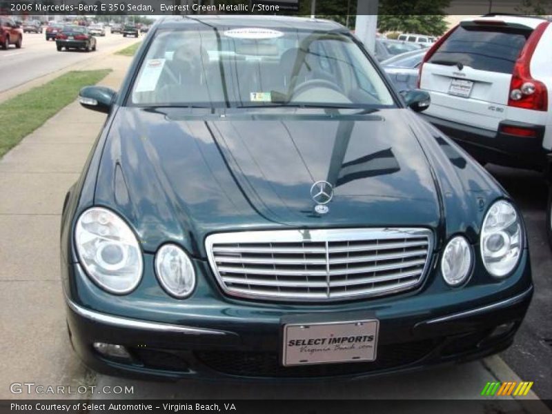 Everest Green Metallic / Stone 2006 Mercedes-Benz E 350 Sedan