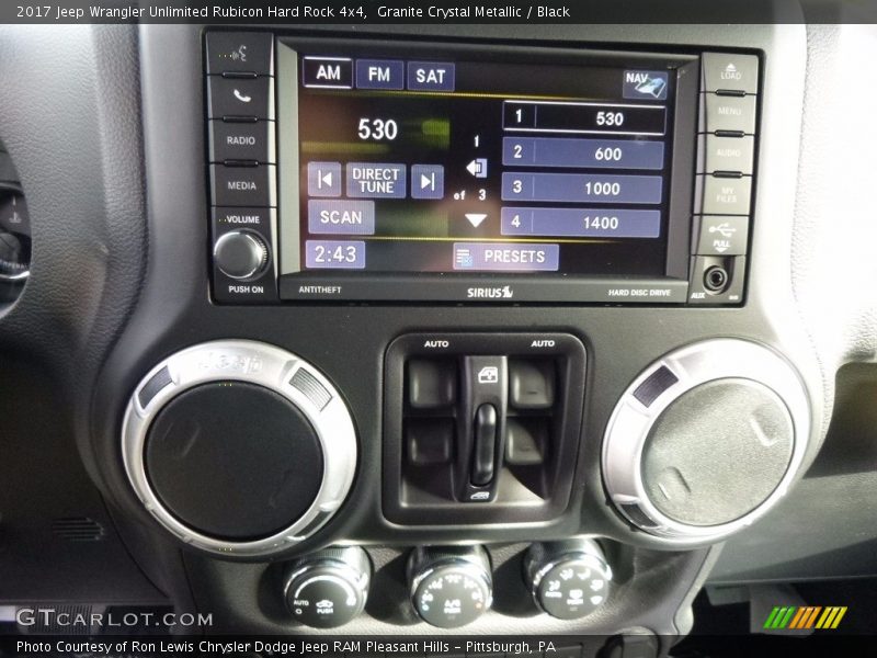 Controls of 2017 Wrangler Unlimited Rubicon Hard Rock 4x4