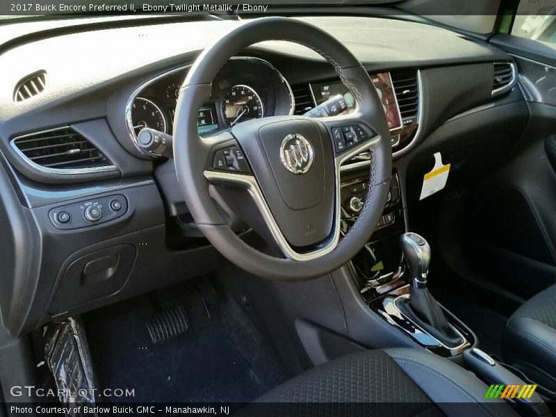 Ebony Twilight Metallic / Ebony 2017 Buick Encore Preferred II