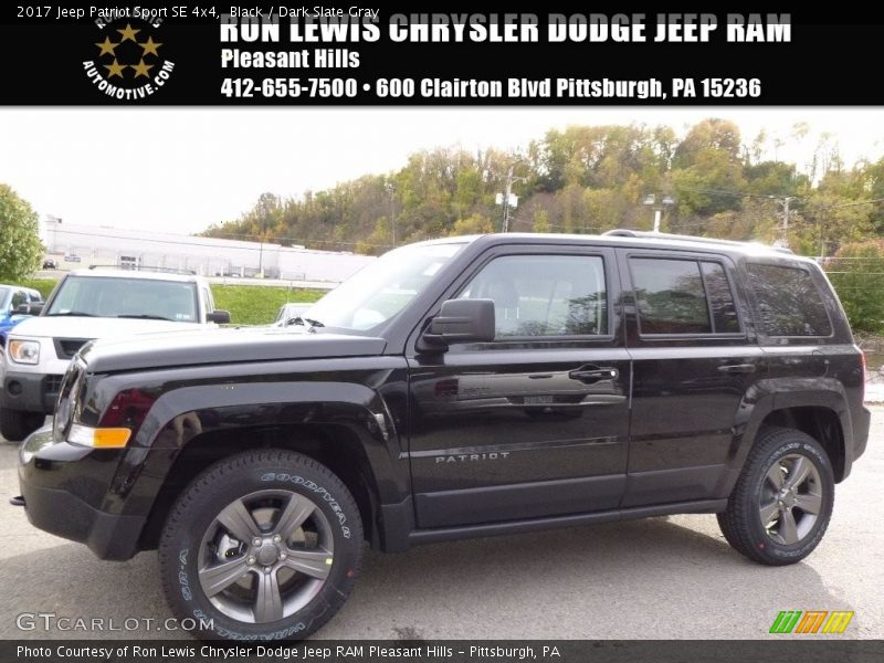 Black / Dark Slate Gray 2017 Jeep Patriot Sport SE 4x4