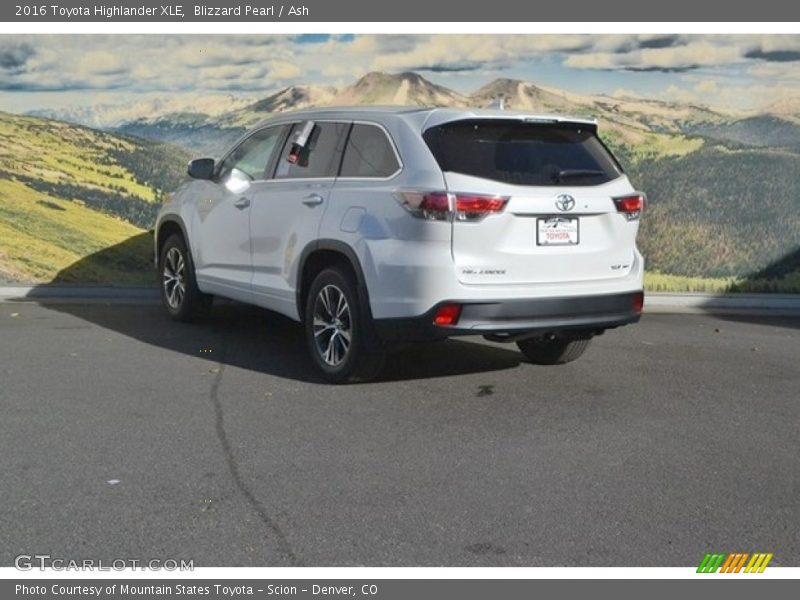 Blizzard Pearl / Ash 2016 Toyota Highlander XLE