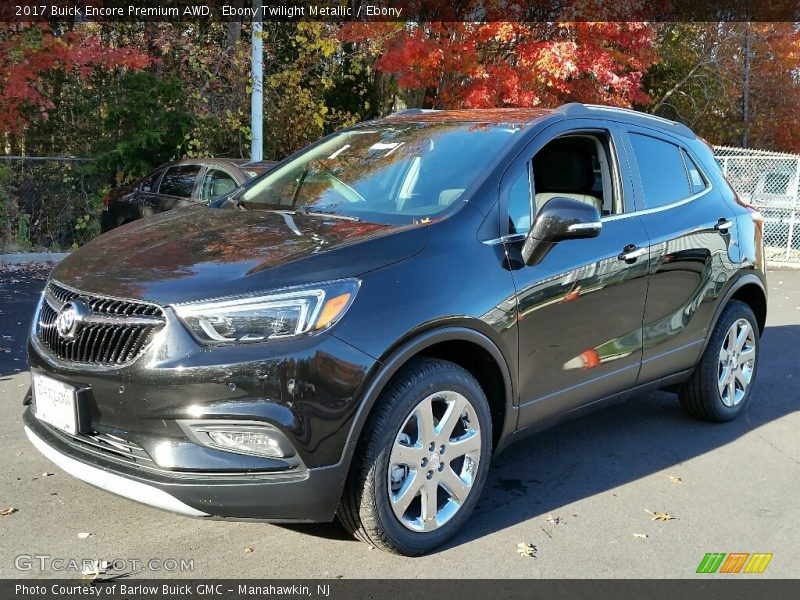 Ebony Twilight Metallic / Ebony 2017 Buick Encore Premium AWD