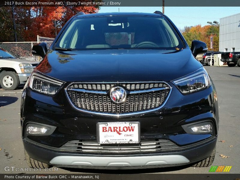 Ebony Twilight Metallic / Ebony 2017 Buick Encore Premium AWD