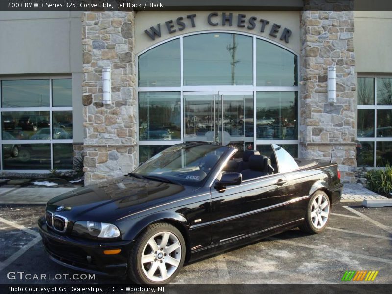 Jet Black / Black 2003 BMW 3 Series 325i Convertible