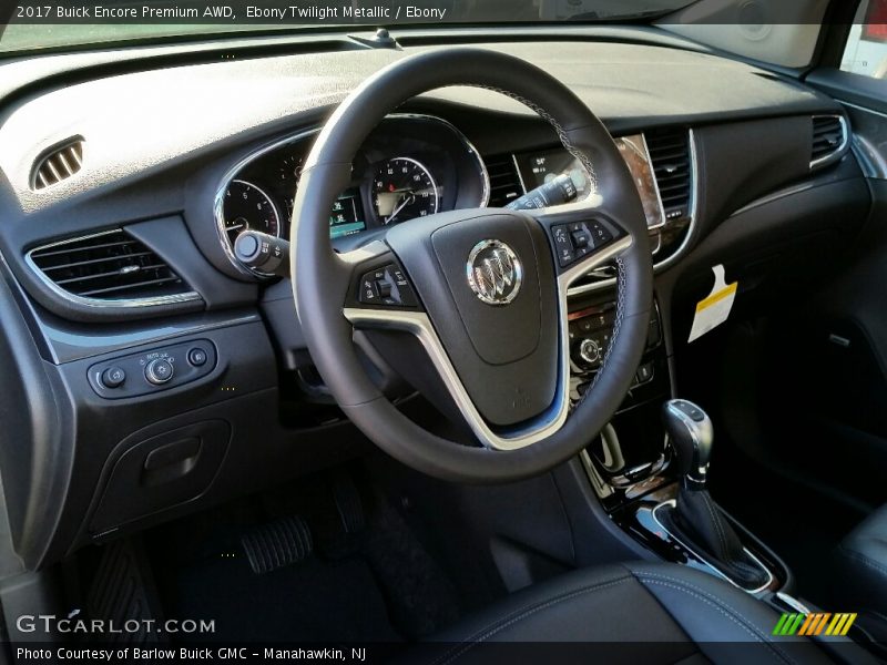 Ebony Twilight Metallic / Ebony 2017 Buick Encore Premium AWD