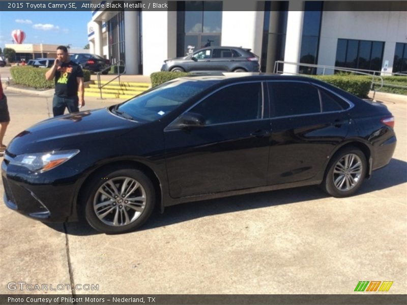 Attitude Black Metallic / Black 2015 Toyota Camry SE