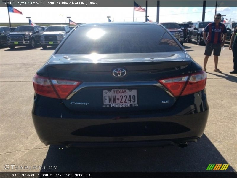 Attitude Black Metallic / Black 2015 Toyota Camry SE