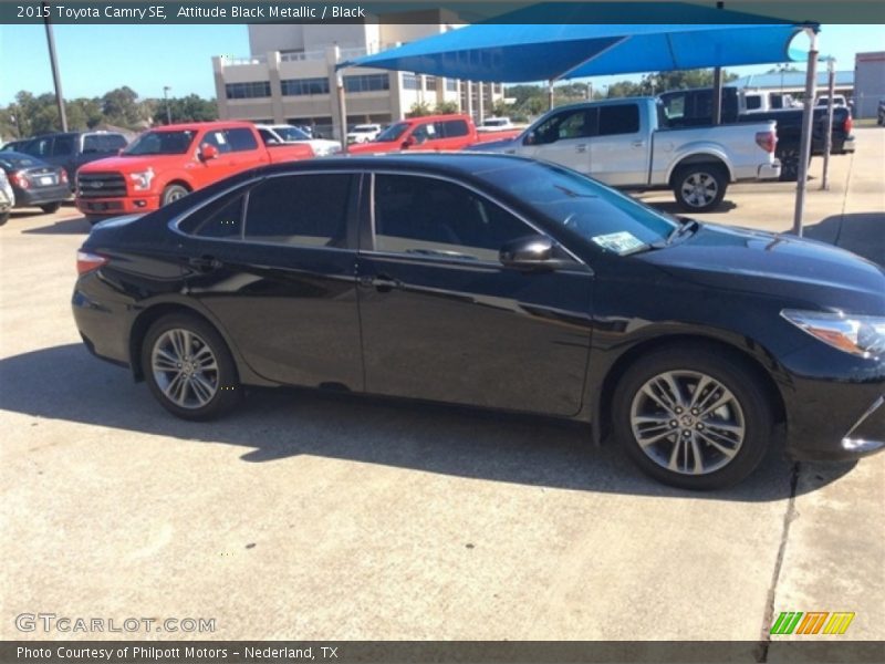 Attitude Black Metallic / Black 2015 Toyota Camry SE