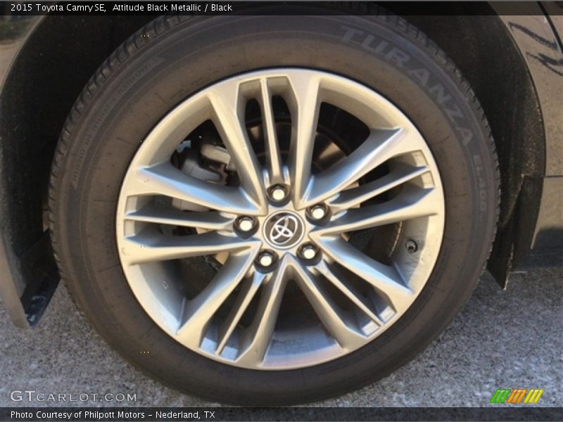 Attitude Black Metallic / Black 2015 Toyota Camry SE