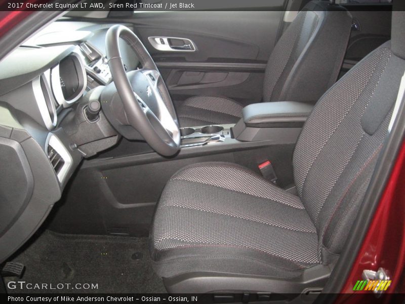 Siren Red Tintcoat / Jet Black 2017 Chevrolet Equinox LT AWD