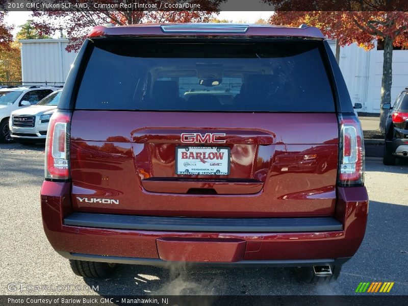 Crimson Red Tintcoat / Cocoa/Dune 2016 GMC Yukon SLT 4WD