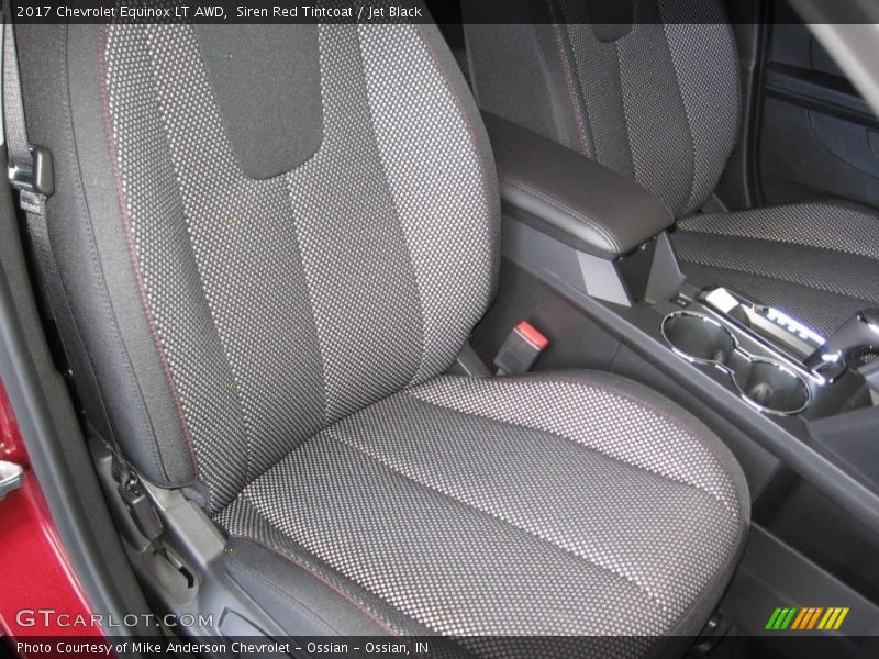 Siren Red Tintcoat / Jet Black 2017 Chevrolet Equinox LT AWD
