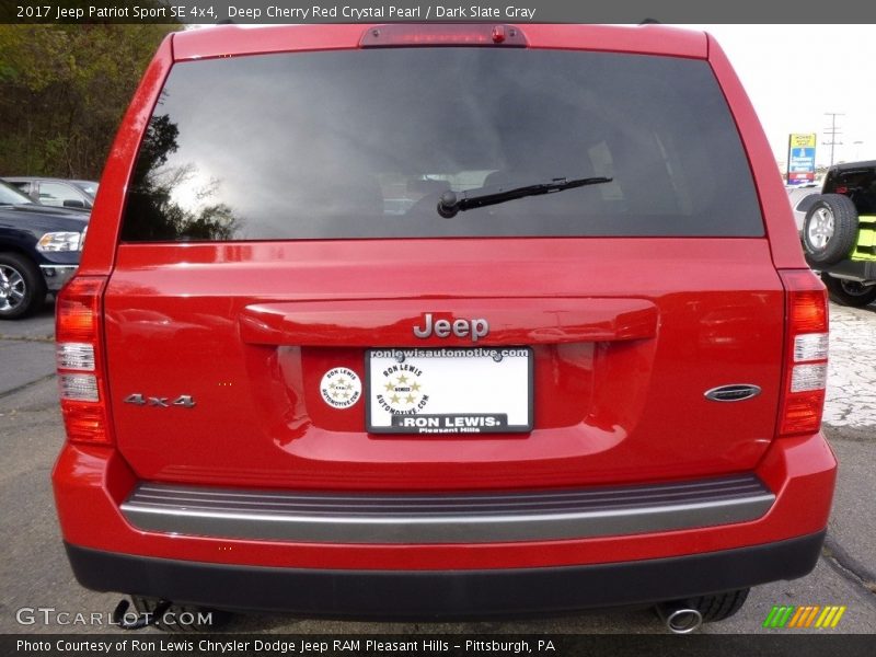 Deep Cherry Red Crystal Pearl / Dark Slate Gray 2017 Jeep Patriot Sport SE 4x4