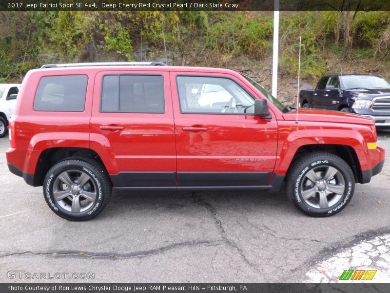 Deep Cherry Red Crystal Pearl / Dark Slate Gray 2017 Jeep Patriot Sport SE 4x4