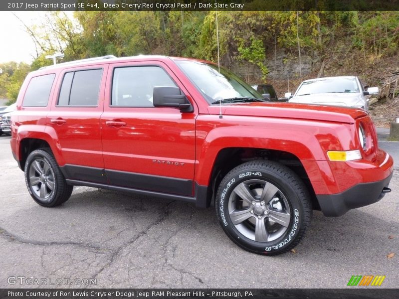Deep Cherry Red Crystal Pearl / Dark Slate Gray 2017 Jeep Patriot Sport SE 4x4