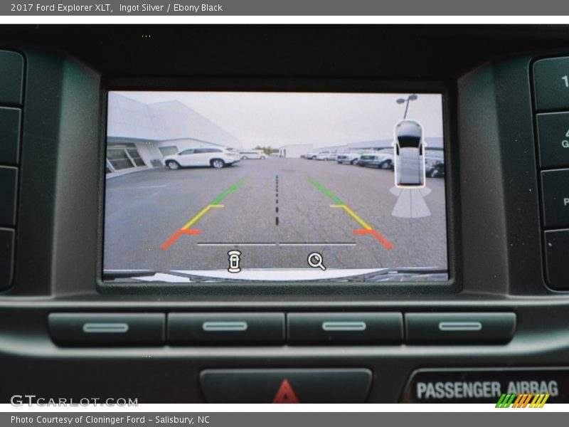 Ingot Silver / Ebony Black 2017 Ford Explorer XLT