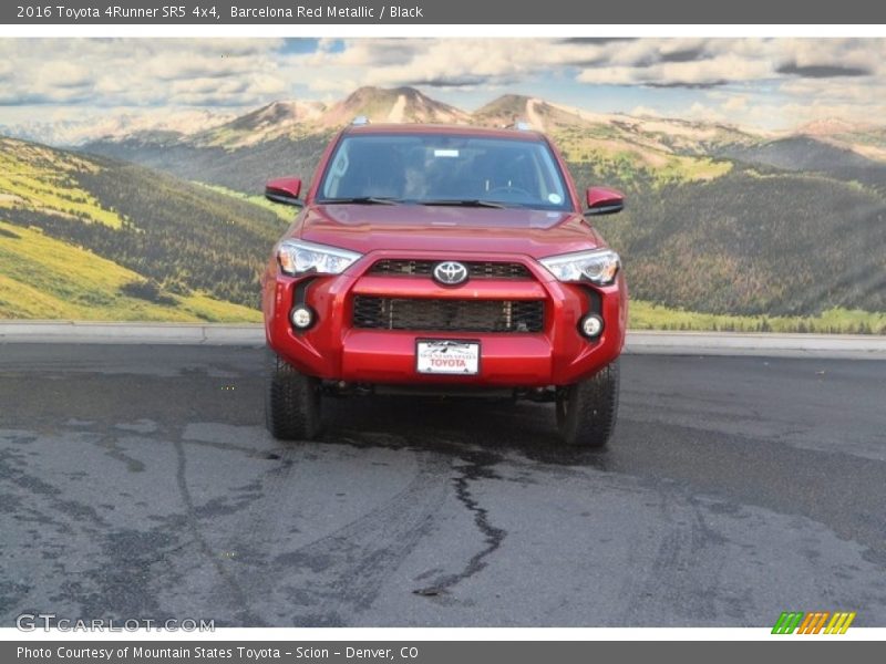 Barcelona Red Metallic / Black 2016 Toyota 4Runner SR5 4x4